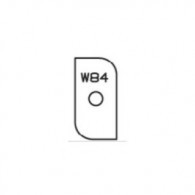 Plaquette - ELBE W84 - 23,5x12x1,5 mm - r 5 mm