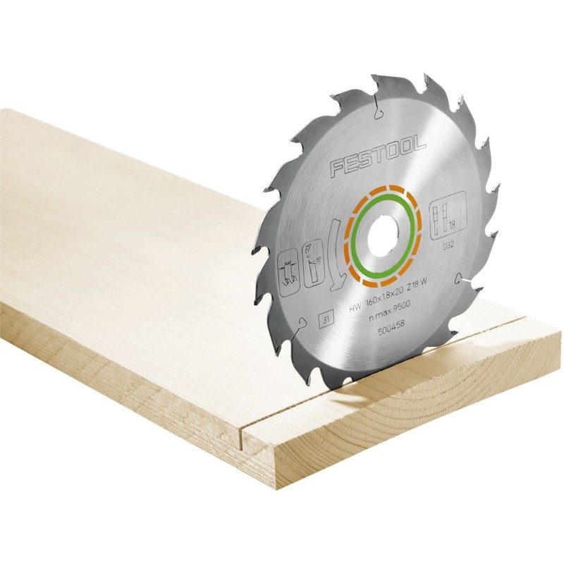 Lame de scie - FESTOOL 500458 - Ø 160x1,8x20 Z18ALT - pour HKC55