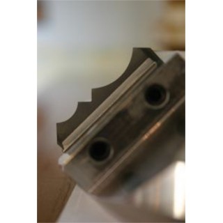 Plaquette - ELBE W618 - 1/4 rond r 8 et r 15 mm