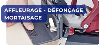 Conso affleurage défonçage mortaisage