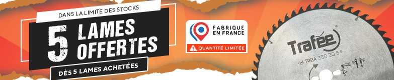 5 lames offertes dès 5 lames achetées