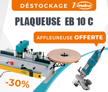 Déstockage plaqueuse Virutex EB10C